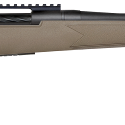 Mossberg 27873 Patriot Predator 243 Win Caliber with 5+1 Capacity, 22″ Threaded/Fluted Barrel, Matte Blued Metal Finish & Flat Dark Earth Synthetic Stock Right Hand (Full Size)
