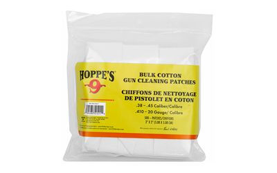 HOPPES CLNG PATCH 38-45CAL 500PK