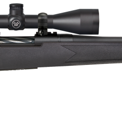 Mossberg 28001 Patriot  6.5 Creedmoor Caliber with 5+1 Capacity, 22″ Fluted Barrel, Matte Blued Metal Finish & Black Synthetic Stock Right Hand (Full Size) Includes Vortex Crossfire II 3-9x40mm Scope