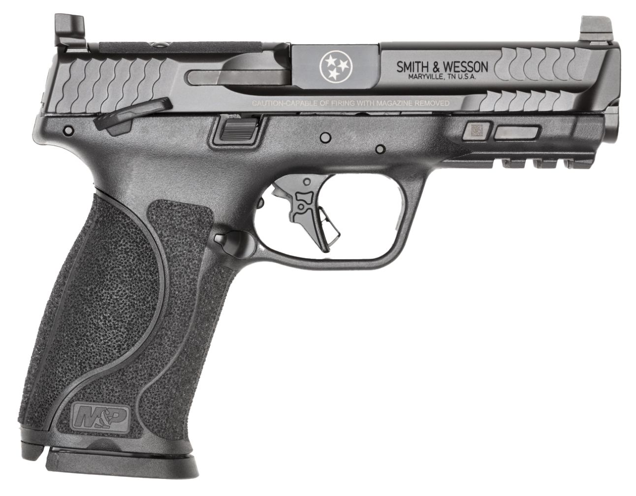 SW M&P9 M2.0 9MM 4.25 OR TS TN LOGO BLK 17RD