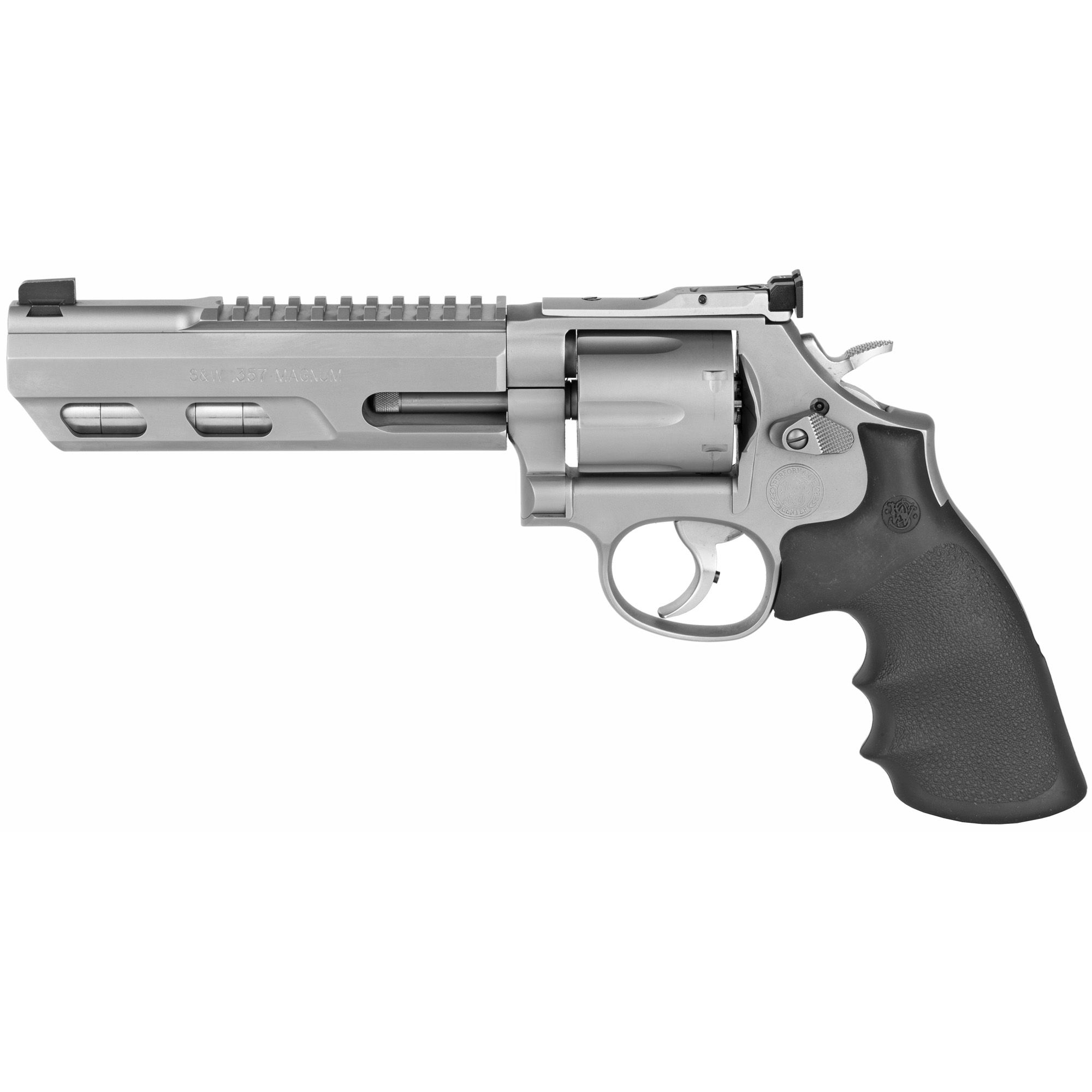 S&W PC 686 357MAG 6″ WGTD 6RD STS AS