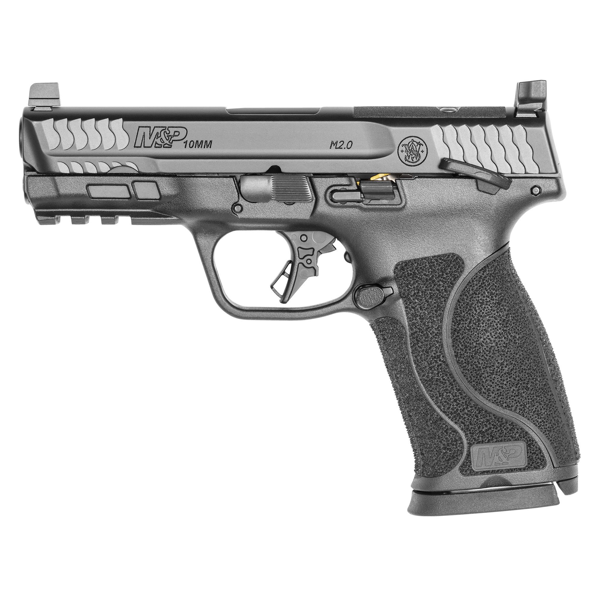 S&W M&P M2.0 10MM 4″ 15RD TS OR BLK