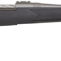 Mossberg 28009 Patriot Synthetic 270 Win 5+1 22″ Fluted Barrel w/Recessed Match Crown, Cerakote Stainless Steel, Spiral-Fluted Bolt, Synthetic Stock, Drop Box Magazine, Adjustable LBA Trigger