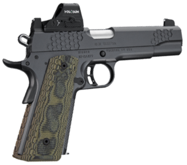 Kimber Mfg.,inc 3000435 KHX Custom (OI) 10mm 8+1 5″ Front Serrations Stainless Steel Slide Gray KimPro II G-10 Grip