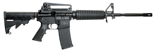 Smith & Wesson LE 311002 M&P15 with Carry Handle 
Semi-Automatic 223 Remington/5.56 NATO 16″ 30+1 6-Position Black Stk Black