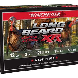 WIN LB XR TRKY 12GA 3″ #6 1.75OZ 10/