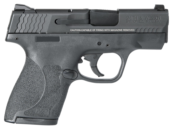 Smith & Wesson 11808 M&P Shield M2.0 9mm Luger 3.10″ Barrel 7+1 Or 8+1,  Black Polymer Frame, Armornite Stainless Steel Slide, Textured Polymer Grip, No Manual Safety
