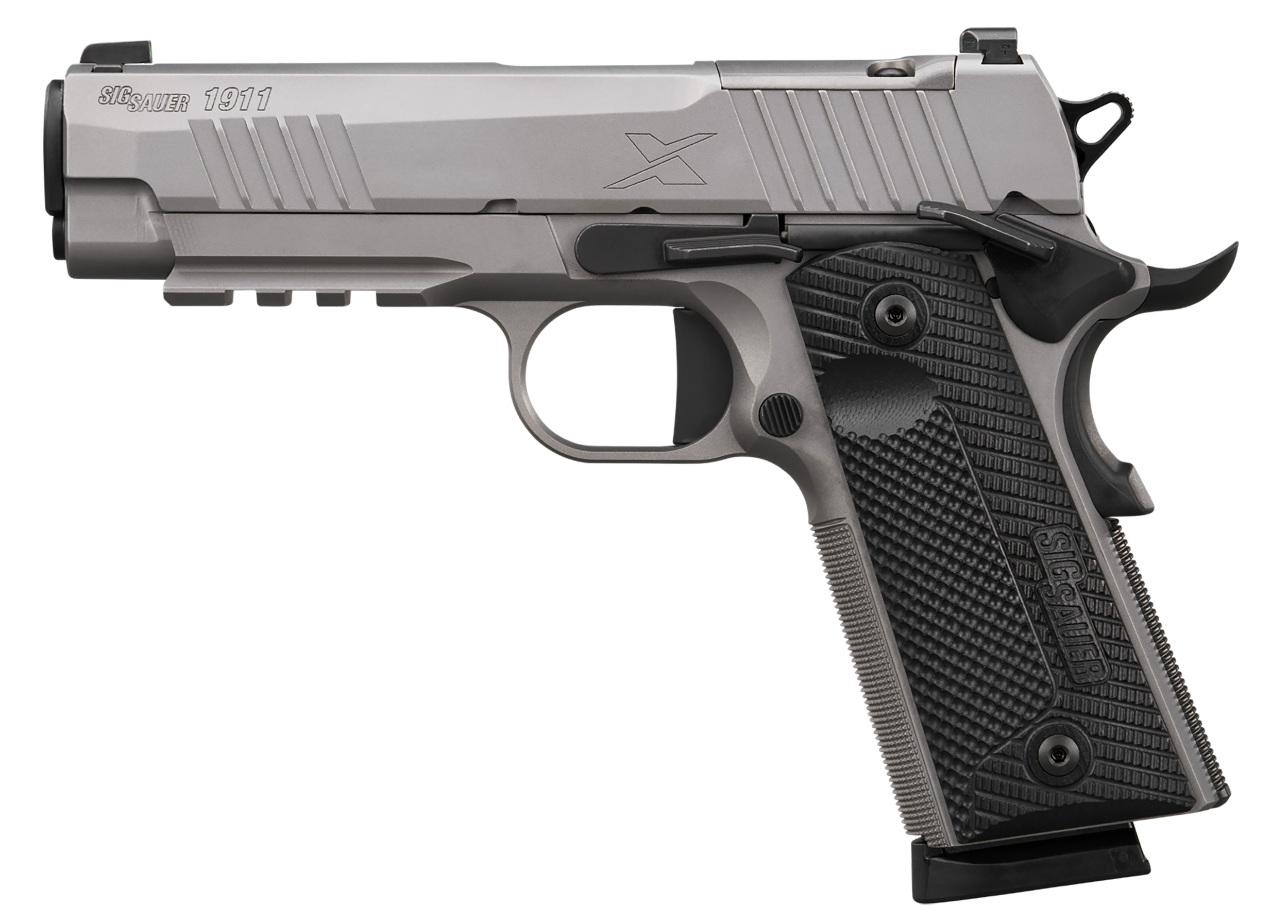 SIG 1911XCA-45-SS    1911 45  4.2″  OR   8R SS/BLK