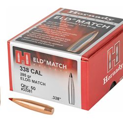 HRNDY ELD-M 338CAL 285GR 50