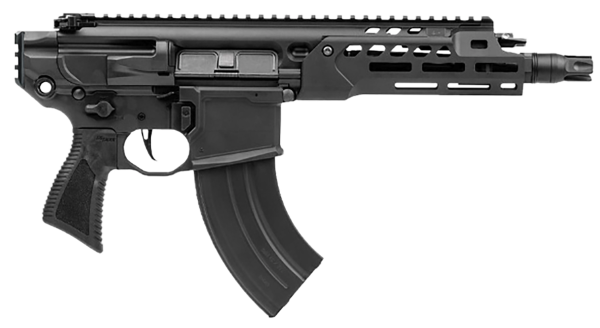 Sig Sauer PMCX762R7BLT MCX Rattler LT 7.62x39mm 28+1 7.75″, Black, M-Lok Handgaurd, Picatinny Stock Adapter, OEM Polymer Grip, QD Suppressor Flash Hider, Flat Trigger, Adj. Piston