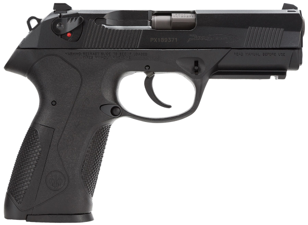Beretta USA JXF9G20CA Px4 Storm *CA Compliant Full Size Frame 9mm Luger 10+1, 4.10″ Black Steel Barrel, Black Bruniton Serrated Steel Slide, Black Polymer Frame w/Picatinny Rail, Ambidextrous