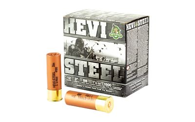 HEVI STEEL 12GA 3″ BB 25/250