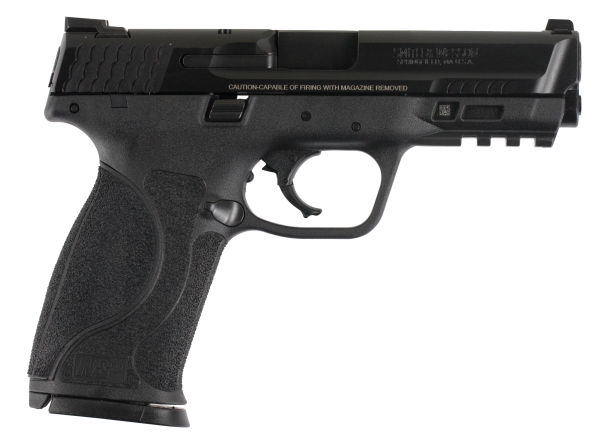 Smith & Wesson 11762 M&P M2.0  Full Size 40 S&W 10+1, 4.25″ Black Stainless Steel Barrel, Black Armornite Serrated Stainless Steel Slide, Matte Black Polymer Frame w/Picatinny Rail