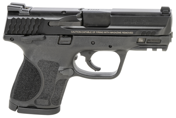 Smith & Wesson 13600 M&P M2.0 w/Range Bag Sub-Compact Frame 9mm Luger 12+1, 3.60″ Black Armornite Stainless Steel Barrel & Serrated Slide, Black Polymer Frame w/Picatinny Rail, Thumb Safety