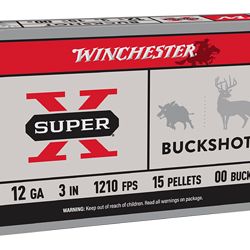 WIN SUPERX 12GA 3″ 00BK 15P 5/250