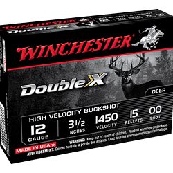 WIN DBLX 12GA 3.5″ 00BK 15PLT 5/250
