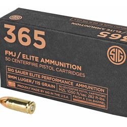 SIG AMMO 9MM 115GR FMJ 50/1000