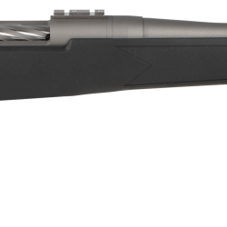 Mossberg 28008 Patriot Synthetic 6.5 Creedmoor 5+1 22″ Fluted Barrel w/Recessed Match Crown,  Cerakote Stainless Steel, Spiral-Fluted Bolt, Synthetic Stock, Drop Box Magazine, Adjustable LBA Trigger