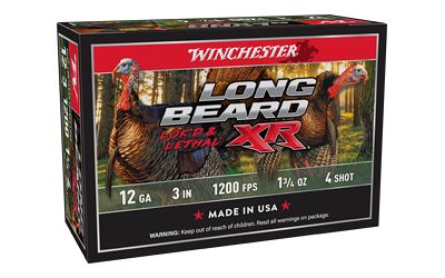 WIN LB XR TRKY 12GA 3″ #4 10/100
