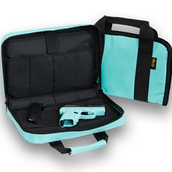 US PK ATTACHE POLY ROBINS EGG BLUE