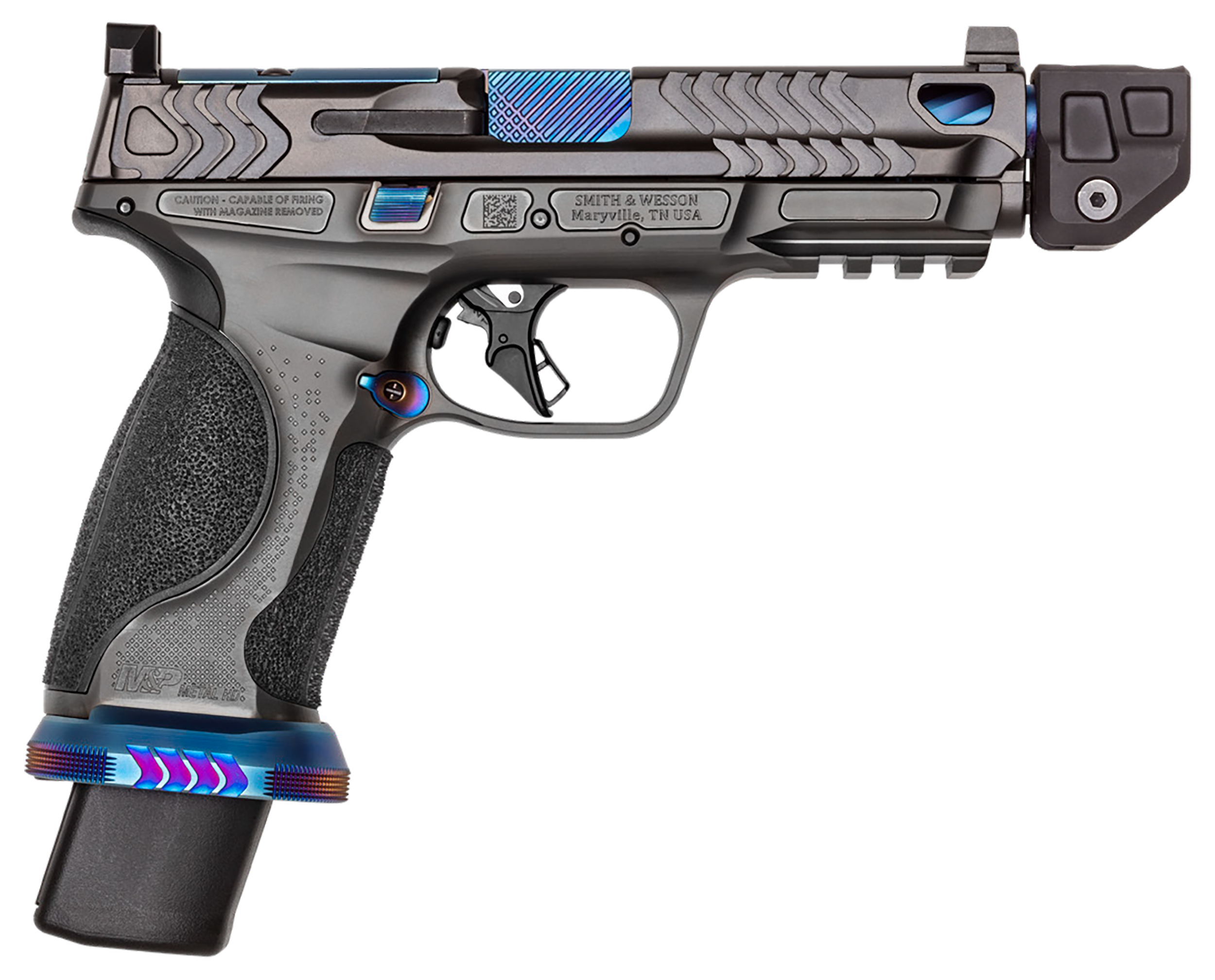 S&W M&P9 PC     14284 9M      4.875 23+1  BLUE/BLK