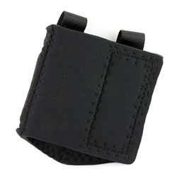 DESANTIS DOUBLE ANKLE MAG POUCH BLK