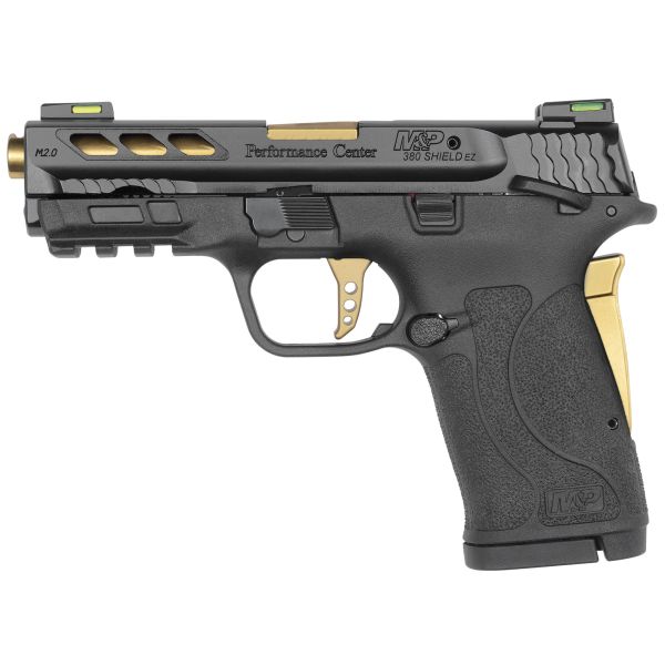 S&W PC SHIELD 380ACP EZ 8RD PRTD GLD