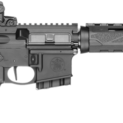 Smith & Wesson  Volunteer XV *NJ Compliant 5.56x45mm NATO 16″ 10+1 Matte Black Rec BCM M-LOK Handguard  Black Fixed B5 Bravo Stock Black California Paddle Grip Right Hand