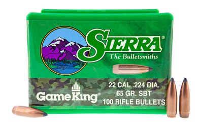 SIERRA GAMEKING .224 65GR 100CT