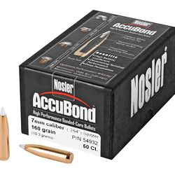 NOSLER 7MM 160GR ACCUBOND 50CT