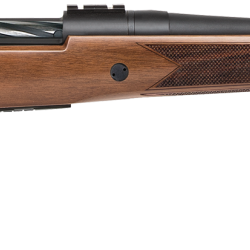 Mossberg 27841 Patriot Walnut Full Size 22-250 Rem 5+1 22″ Matte Blued Fluted Barrel & Receiver, Walnut Fixed Wood Stock