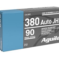 AGUILA 380ACP 90GR JHP 50/500