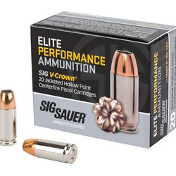 SIG AMMO 9MM 147GR JHP 20/200