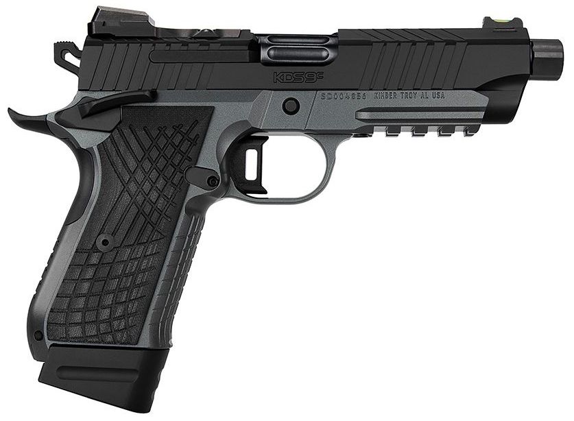 Kimber Mfg.,inc 3100021 KDS9C TFS 9mm 15+1 18+1 4.60″ KimPro Gray/Black Front and Rear Serrations Stainless Steel G-10 Grip