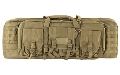 NCSTAR VISM DBL CARB CASE TAN 36″