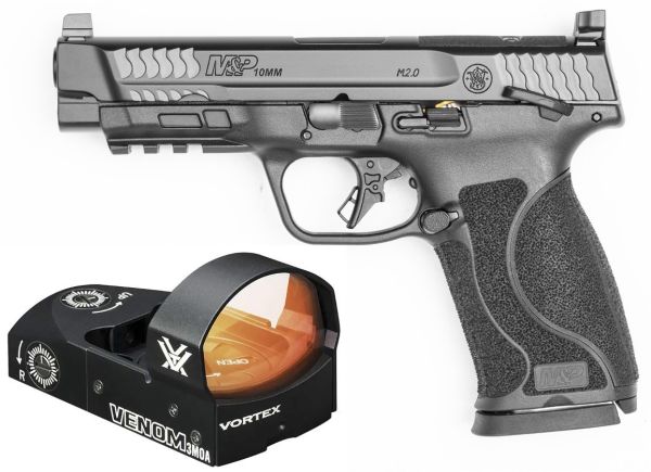 SW M&P M2.0 10MM 4.6 15RD OR TS W/VORTEX VEN