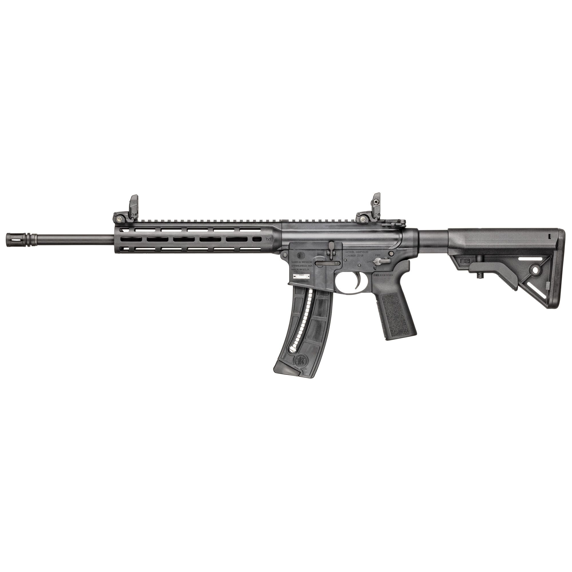 S&W M&P15-22 22LR 16″ 25RD B5 BLK