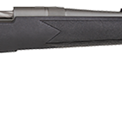 Mossberg 28136 Patriot Synthetic 338 Win Mag 3+1 24″ Threaded Barrel w/Recessed Match Trigger, Cerakote Stainless Steel, Spiral-Fluted Bolt, Synthetic Stock, Drop Box Magazine, Adjustable LBA Trigger