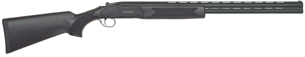 Mossberg 75483 Silver Reserve Eventide Over/Under 20 Gauge 3″ 2rd 26″, Black, Synthetic Furniture, Fiber Optic Sight, 5 Field Set Chokes