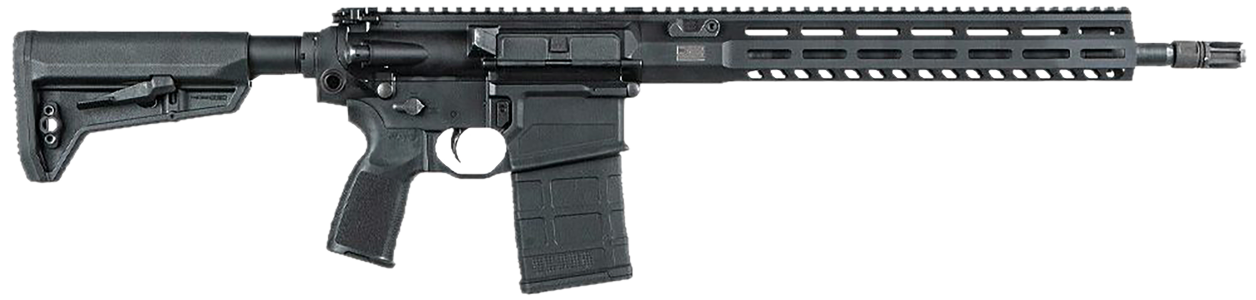 Sig Sauer R716I16BTRD 716i Tread 7.62x51mm NATO 20+1 16″,  Black Hard Coat Anodized Metal Finish, Black Adjustable Telescopic Stock, Black Polymer Grip
