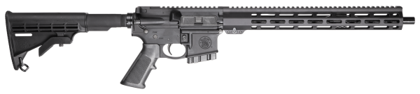Smith & Wesson 13953 M&P15 Sport III 223 Rem/5.56 NATO 10+1 16″ Black Armornite Heavy Barrel, Black Picatinny Rail Aluminum Receiver, Fixed Black Synthetic Stock, Black Polymer Grip Fixed Mag