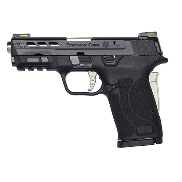 SW PC M&P9 SHIELD EZ 9MM 3.8 SILVER PORTED NTS