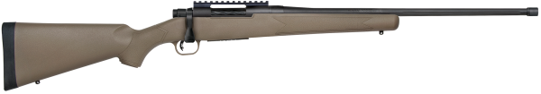 Mossberg 28255 Patriot Predator Full Size 350 Legend 4+1 20″ Matte Blued Fluted Threaded Barrel, Matte Blued Picatinny Rail Receiver, Fixed Flat Dark Earth Synthetic Stock