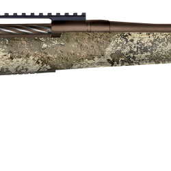 Mossberg 28074 Patriot Predator 22-250 Rem Caliber with 5+1 Capacity, 22″ Threaded/Fluted Barrel, Patriot Brown Cerakote Metal Finish & TrueTimber Strata Synthetic Stock Right Hand (Full Size)