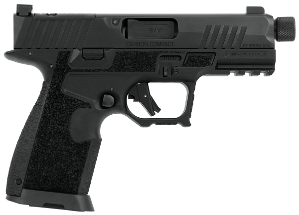 Kimber Mfg.,inc 3800018 R7 Mako Carbon Compact TFS OR 9mm 15+1 4.42″ FNC Stainless Steel Slide Molded Stippling Interchangeable Modular Backstrap Grip