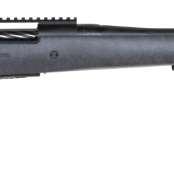 Mossberg 28102 Patriot Long Range Hunter 300 Win Mag Caliber with 3+1 Capacity, 24″ Threaded/Fluted Barrel, Matte Blued Metal Finish & Sniper Gray Fixed Monte Carlo Stock Right Hand (Full Size)