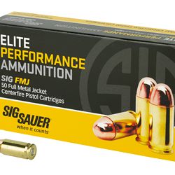 SIG AMMO 40SW 180GR FMJ 50/1000