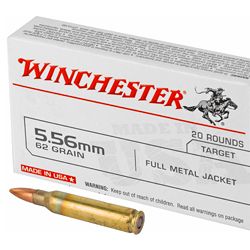 WIN 556MM 62GR FMJ USA 20/1000