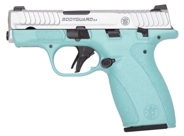 SW BODYGUARD 2.0 TS BLUE ALUMINUM SLIDE
