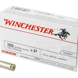WIN USA 38SUP +P 130GR FMJ 50/500